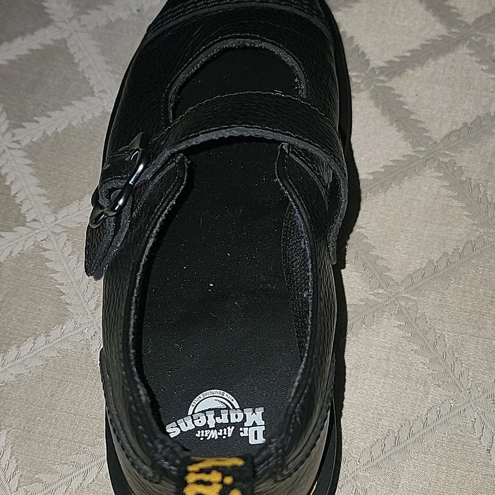 DR. Martens Addina Flower Buckle Maryjane Platforms - Picture 8 of 12